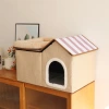 Winter warmth for cat beds, in-stock pet supplies, all-season universal pet beds, folding pet beds, cat beds, cat villas Specification image